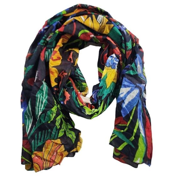 Handsome Hawaii multi color shawl scarf - Picture 1 of 6